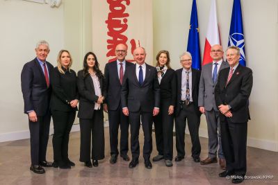 Spotkanie z delegacją American Jewish Committee/ fot. Marek Borawski/KRPP