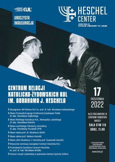 Heschel plakat