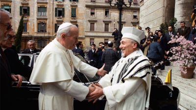 Wizyta Jana Pawła II w rzymskiej Synagodze Większej 13 kwietnia 1986 r., fot. Vatican Media